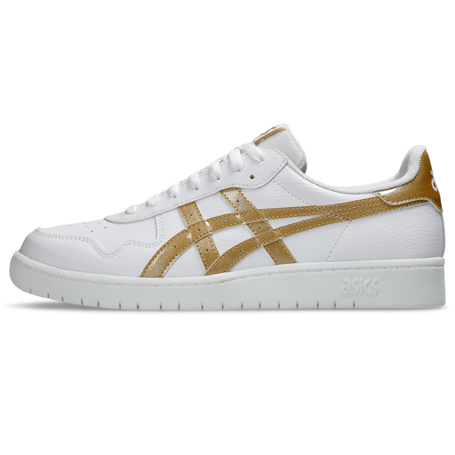 Asics : 1203A564.103 Japan S Unisex Sportstyle Men's and Women's Fashion Shoes, Genuine, White/Pure Gold ราคา 1,350 บาท*ส่งฟรี