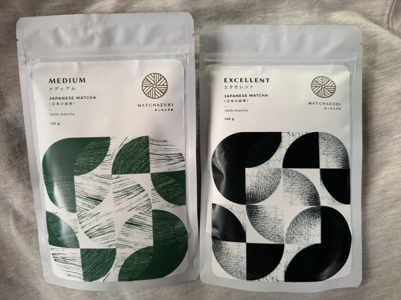 [พร้อมส่ง] MATCHAZUKI ผงชาเขียวมัทฉะ เกรด EXCELLENT และ MEDIUM 100g ราคา 2,345 บาท*ส่งฟรี