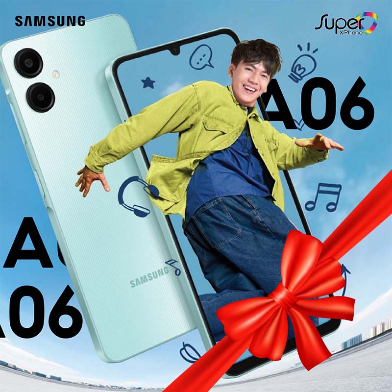 Samsung Galaxy A06(4/128GB)รุ่นเล็ก รองรับการชาร์จเร็ว(By Lazada Supertphone) ราคา 150 บาท*ส่งฟรี