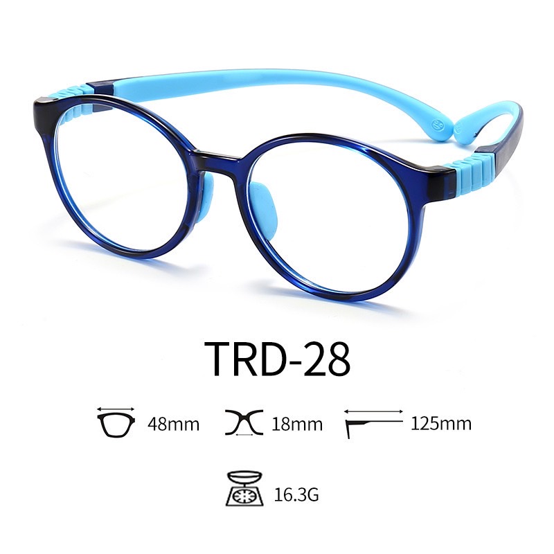 ภาพประกอบของ แว่นตา แว่นตาเด็ก แว่นตาสำหรับเด็ก แว่นกรองแสงสีฟ้าถนอมสายตา TRD28