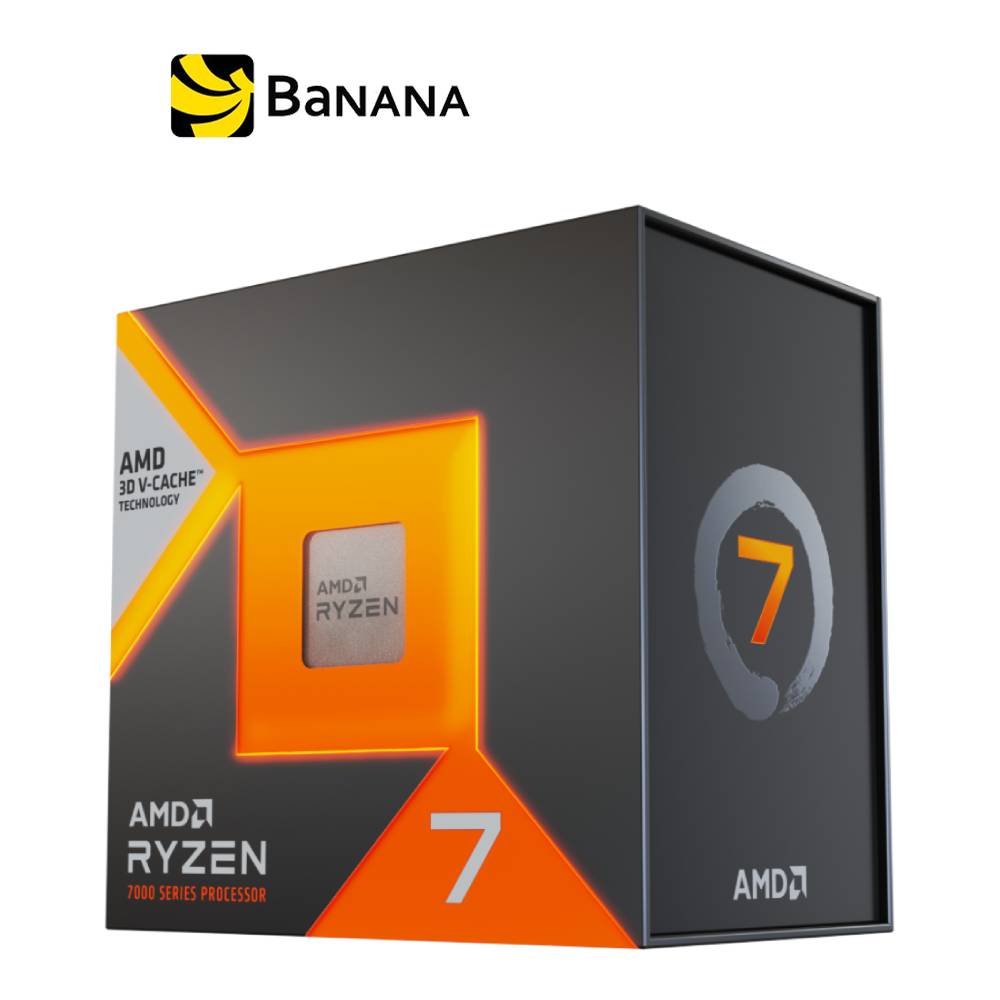 ซีพียู Processor (CPU) Banana IT AMD Ryzen 7 7800X3D 4.20 Ghz 8C/16T AM5 โดย ราคา 15,490 บาท*ส่งฟรี