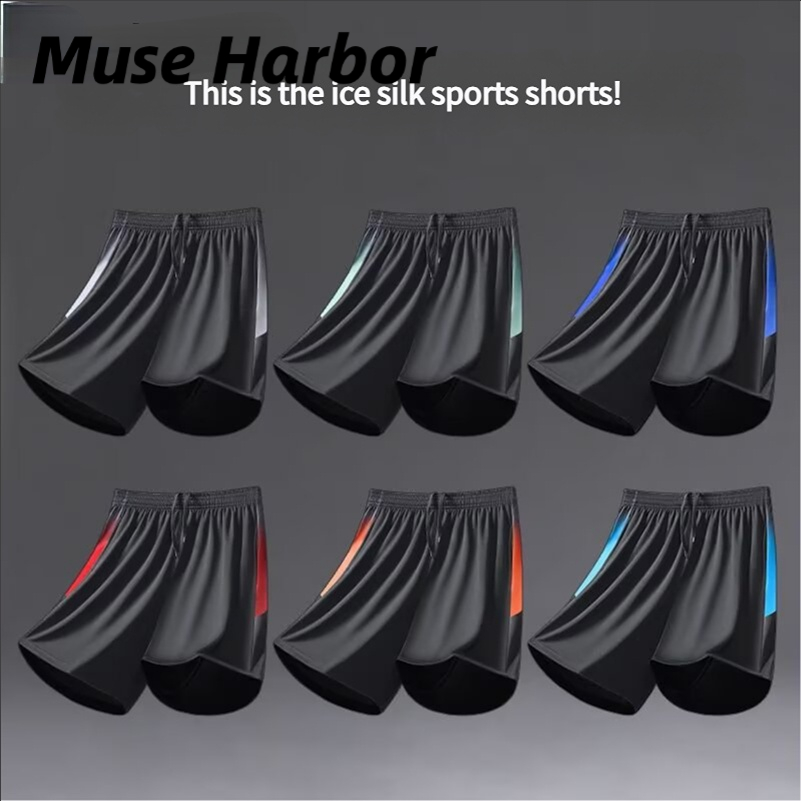 Muse Harbor กางเกงขาสั้นวิ่งผู้ชายกีฬาแห้งเร็วระบายอากาศฟิตเนสลู่วิ่งมืออาชีพวิ่งมาราธอนฤดูร้อนมีซับในการฝึกซ้อม - ยี่ห้อ Muse Harbor ราคา 60 บาท*ส่งฟรี
