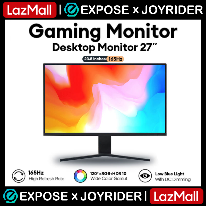 จอคอมพิวเตอร์ 4K 144HZ จอคอม monitor จอโค้ง เต็มจอไร้ขอบ 27 นิ้ว จอคอมพิวเตอร์ 165HZ LED IPS 1MS HDMI/DP/VGA รับประกัน 5ปี ราคา 1,209 บาท*ส่งฟรี