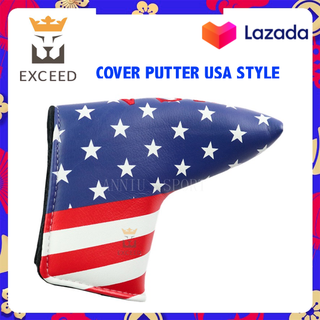 EXCEED ปลอกหุ้มไม้กอล์ฟพัตเตอร์ NEW USA BLADE PUTTER COVER HEADCOVER PUTTER