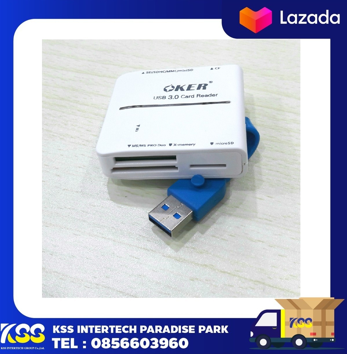 Card Reader All in 1 OKER (C-3329) USB3.0