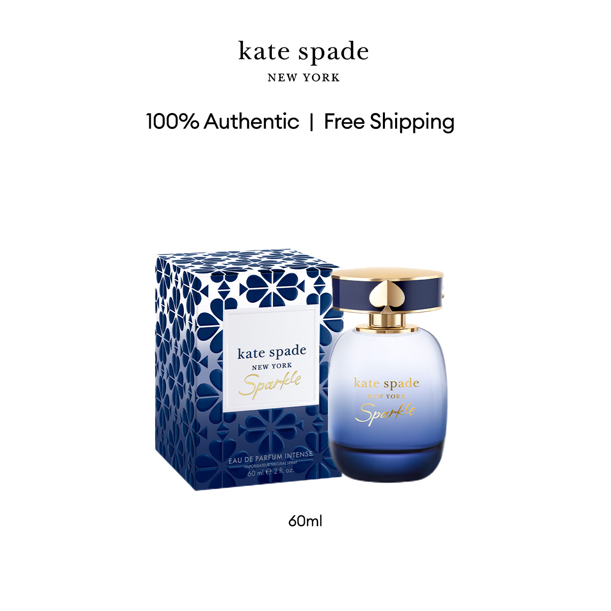 [Flash Sale 65% Off] Kate Spade Sparkle EDP Intense 60ml (Clearance | Exp. 30/01/2027 | Please Read the Details before Ordering.) ราคา 4,300 บาท*ส่งฟรี