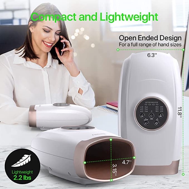 เครื่องนวดมือไฟฟ้าปุ่มเปิด / ปิดเครื่องนวดฝ่ามือเต็มรูปแบบเครื่องนวดปรับความเข้มของการนวด ราคา 1,280 บาท*ส่งฟรี