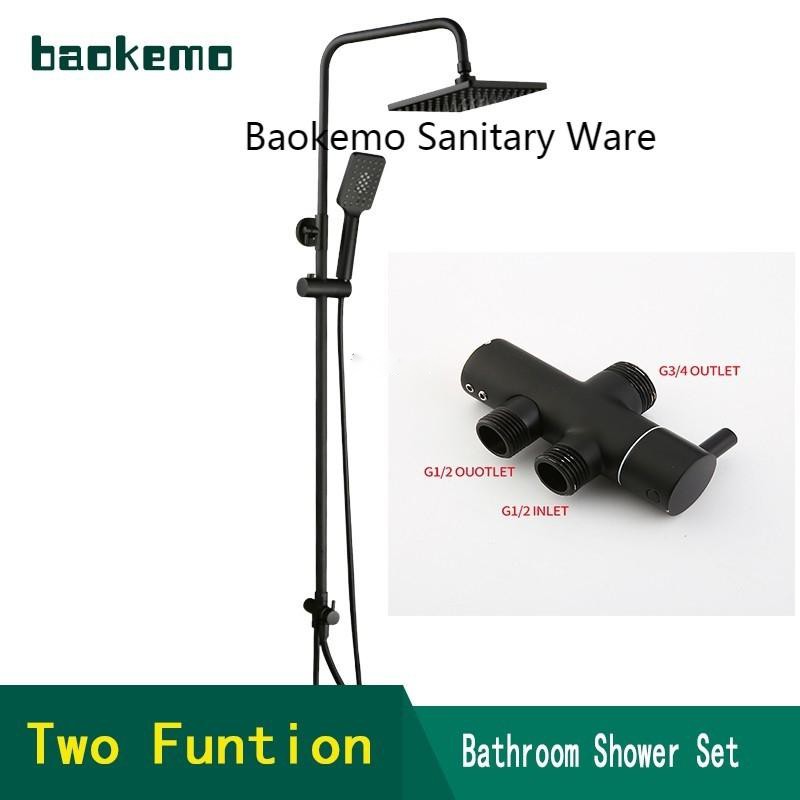 baokemo เครื่องทำน้ำอุ่น ฝักบัวเรนชาวเวอร์ ชุดฝักบัว 2 ฟังก์ชั่น เชื่อมต่อกับเครื่องทำน้ำอุ่น ฝักบัว ราคา 908 บาท*ส่งฟรี