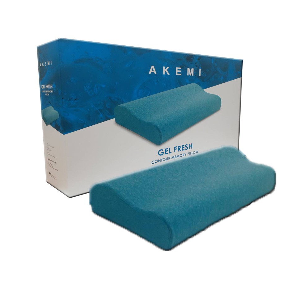[ราคาโปร] Akemi หมอน เมมโมรี่โฟม ลดกลิ่นอับ รุ่น Gel Fresh Contour Memory Pillow ราคา 943 บาท*ส่งฟรี