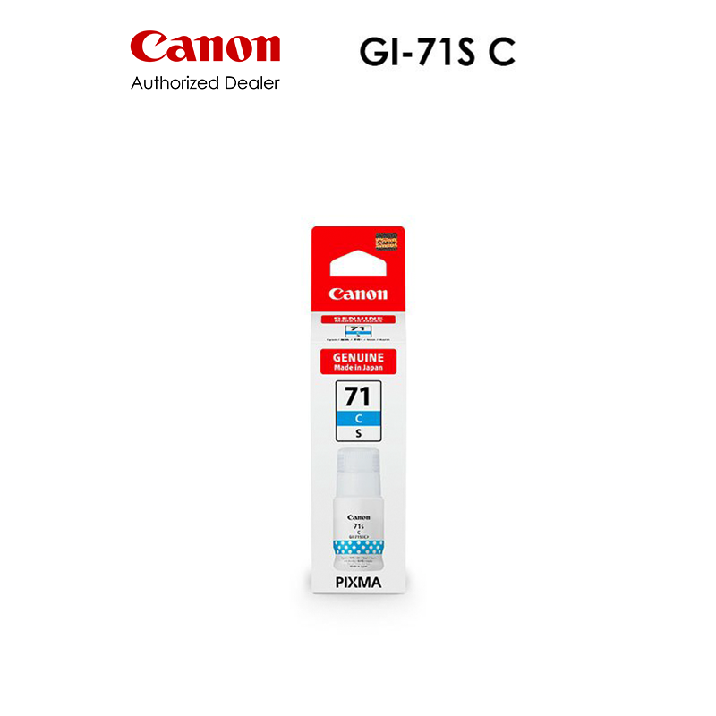 Canon ตลับหมึกอิงค์เจ็ท รุ่น GI-71S C สีฟ้า ราคา 190 บาท*ส่งฟรี