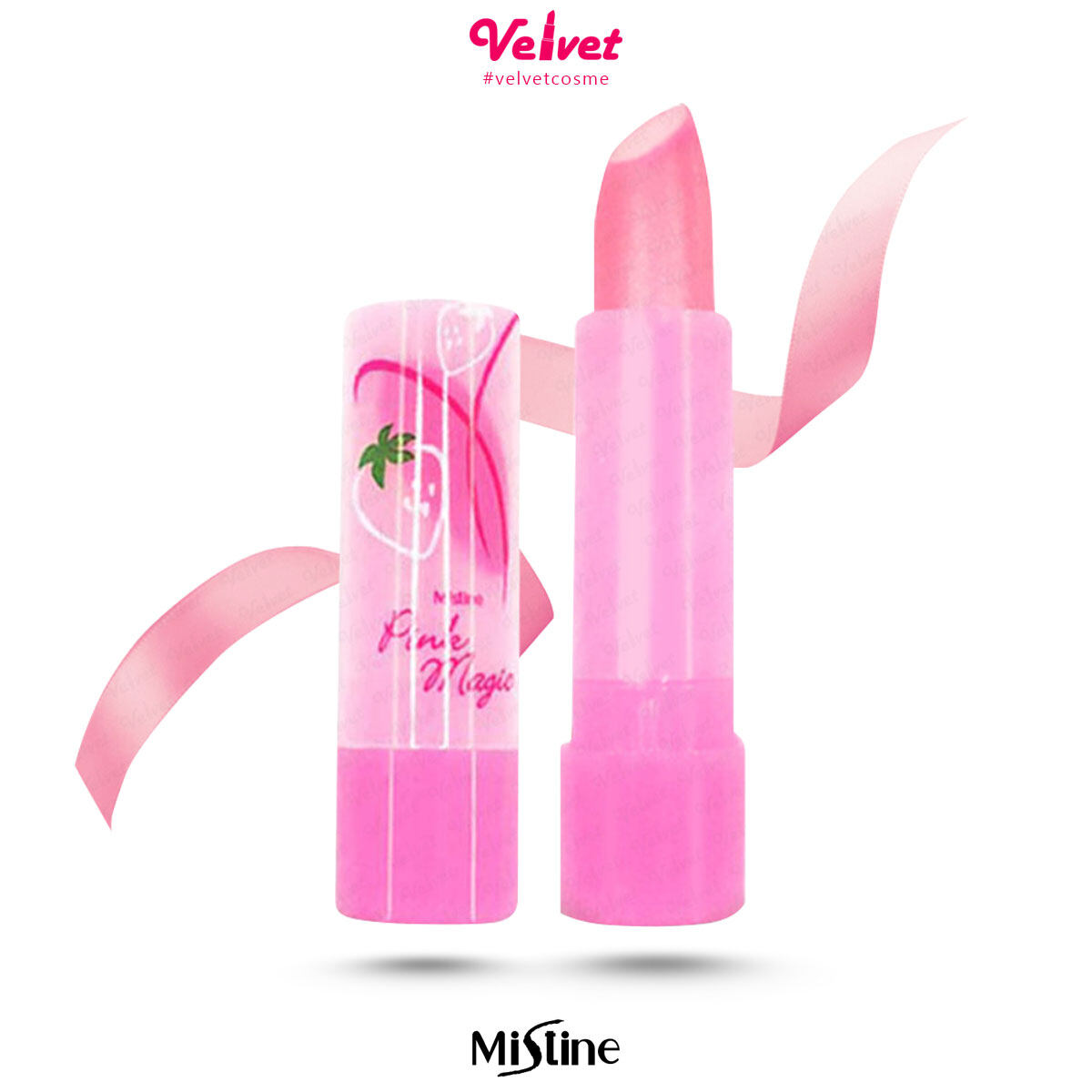 โปรโมชั่น Flash Sale : Mistine ลิปมันเปลี่ยนสี มิสทีน Pink Magic Lip 3.7g