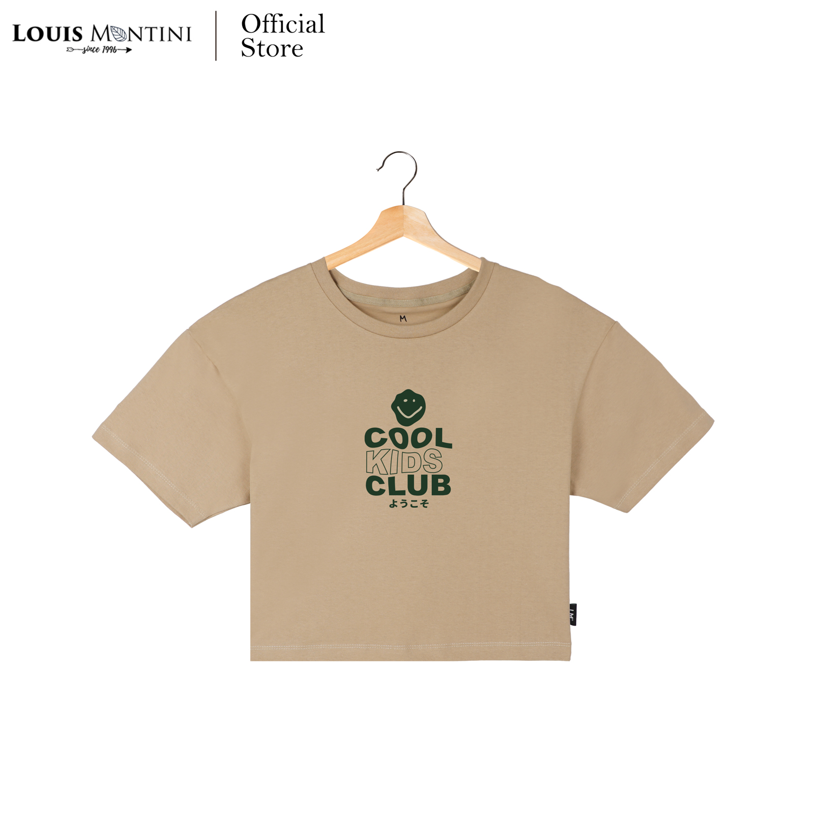 Louis Montini เสื้อครอปผู้หญิง 100% Cotton Women Crop tops (Coolkidsclub Ver.2) LMTS18 ราคา 249 บาท*ส่งฟรี