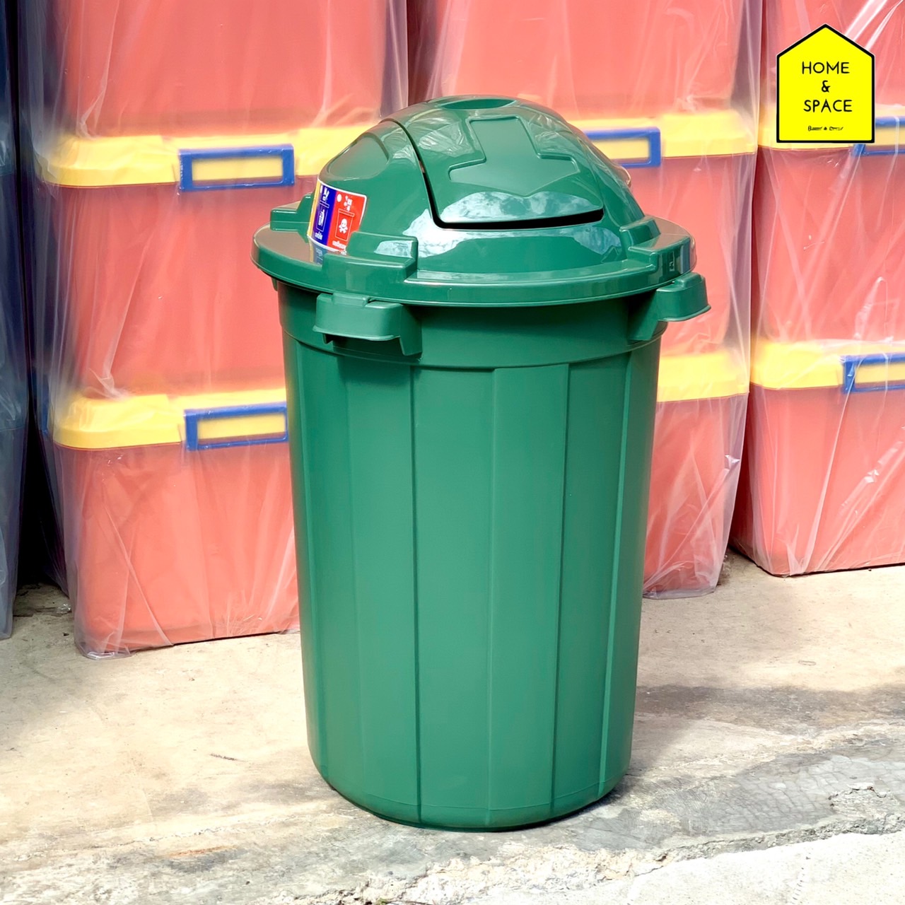 ถังขยะฝาสวิง KEYWAY รุ่น C-110 ความจุ 110 ลิตร, ถาดรองถังขยะมีล้อ รุ่น TK-043 ราคา 221 บาท*ส่งฟรี