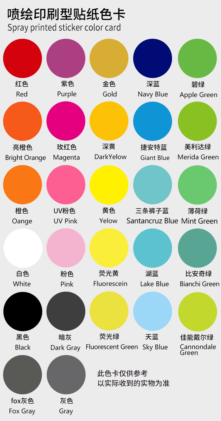 Inkjet Color Card-2020