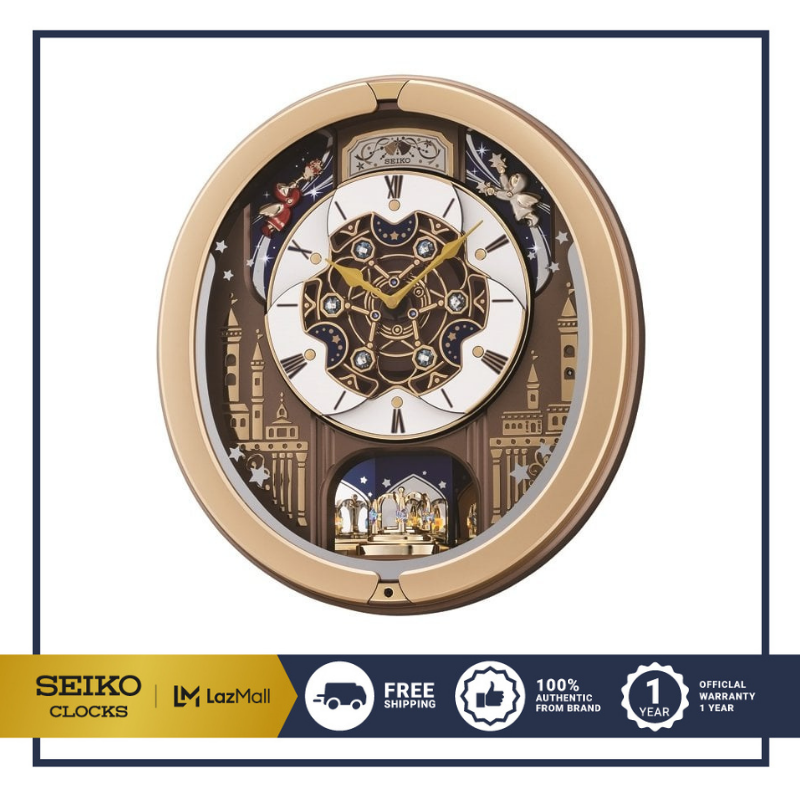 SEIKO CLOCKS นาฬิกาเมโลดี้ รุ่น QXM350G ขนาด 17x15 นิ้ว ราคา 8,970 บาท*ส่งฟรี