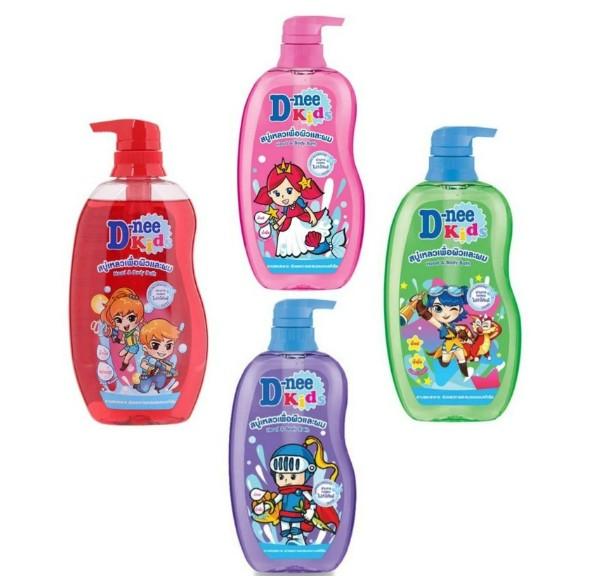 F-6-1-1 D-Nee ดีนี่คิดส์ สบู่เหลวเพื่อผิวและผม ครีมอาบน้ำสำหรับเด็ก ราคา 137 บาท*ส่งฟรี