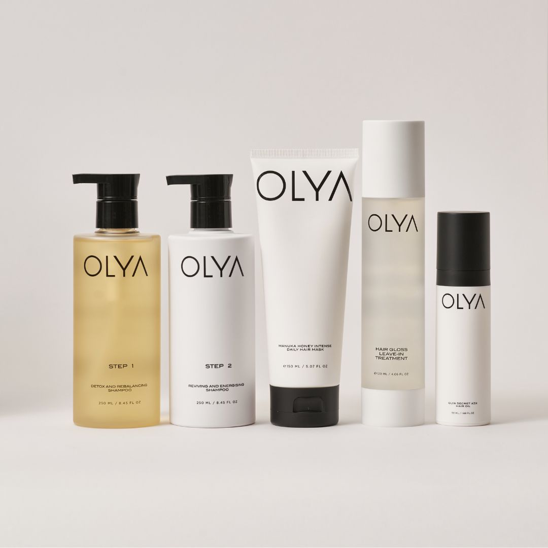 OLYA Spoil Your Hair Set (Shampoo + Hair Mask + Hair Oil + Leave-in Treatment) เซ็ตผลิตภัณฑ์สระผมและบำรุง 3 ขั้นตอน ราคา 2,950 บาท*ส่งฟรี