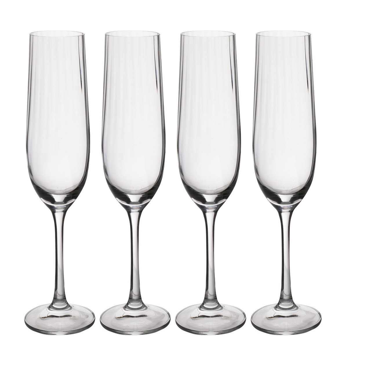 Mikasa Treviso Champagne Flutes 190ml 4 pcs ชุดแก้วแชมเปญ 190 มล. จำนวน 4 ใบ รุ่น MKTREVFLU4PC ราคา 1,390 บาท*ส่งฟรี