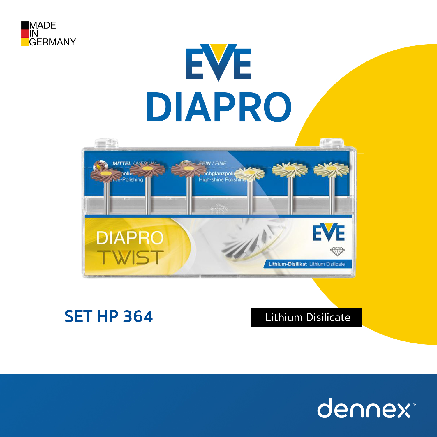 ชุดหัวขัด EVE " DIAPRO " Set HP 364 By dennex ราคา 4,899 บาท*ส่งฟรี