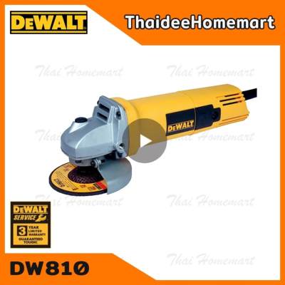DEWALT เครื่องเจียร์ไฟฟ้า 4 นิ้ว รุ่น DW810 (710วัตต์) รับประกัน 3 ปี