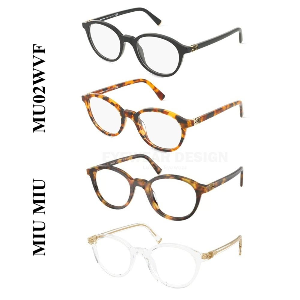 Miu Miu Mu02Wvf Eyeglasses, 100% Genuine, Complete with Accessories. ราคา 9,490 บาท*ส่งฟรี