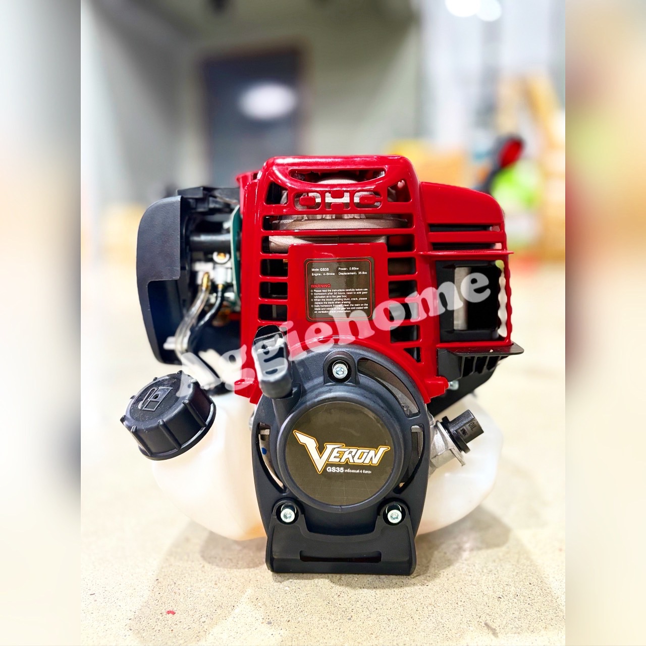 VERON หัวเครื่อง รุ่น GS-35 4จังหวะ 1.1แรง (เฉพาะหัวเครื่อง) เครื่องยนต์ 4จังหวะ ลานสตาร์ทเบา หัวเครื่องตัดหญ้า 4 STROKE หัวเครื่องยนต์ สวน เกษตร เครื่องมืองานเกษตร จัดส่ง FLASH ราคา 1,590 บาท*ส่งฟรี