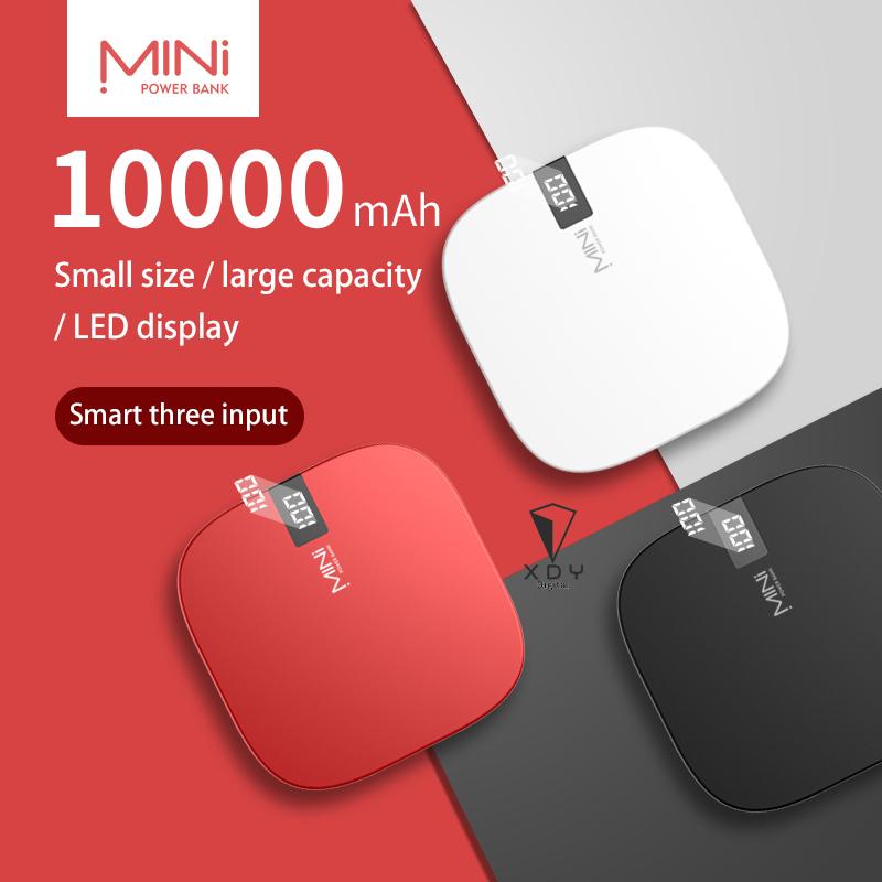 XDY Digital Mini Power Bank แบตสำรอง 10000mAh Fast Charge 2.1A