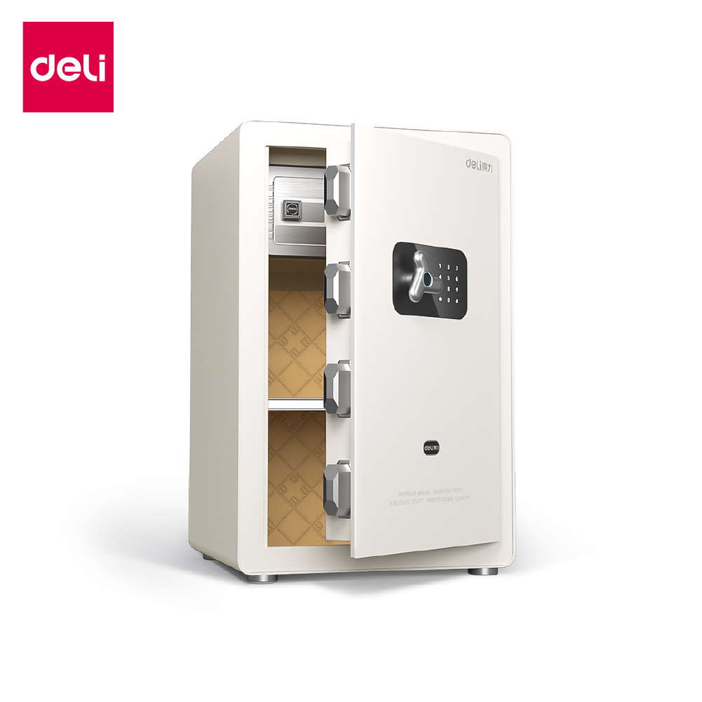 Deli Safe, Digital Safe, 4 Types of Locking Systems, Password, Fingerprint Scanner, Fireproof, Rustproof, 1 Year Warranty, Safe Box ราคา 4,399 บาท*ส่งฟรี