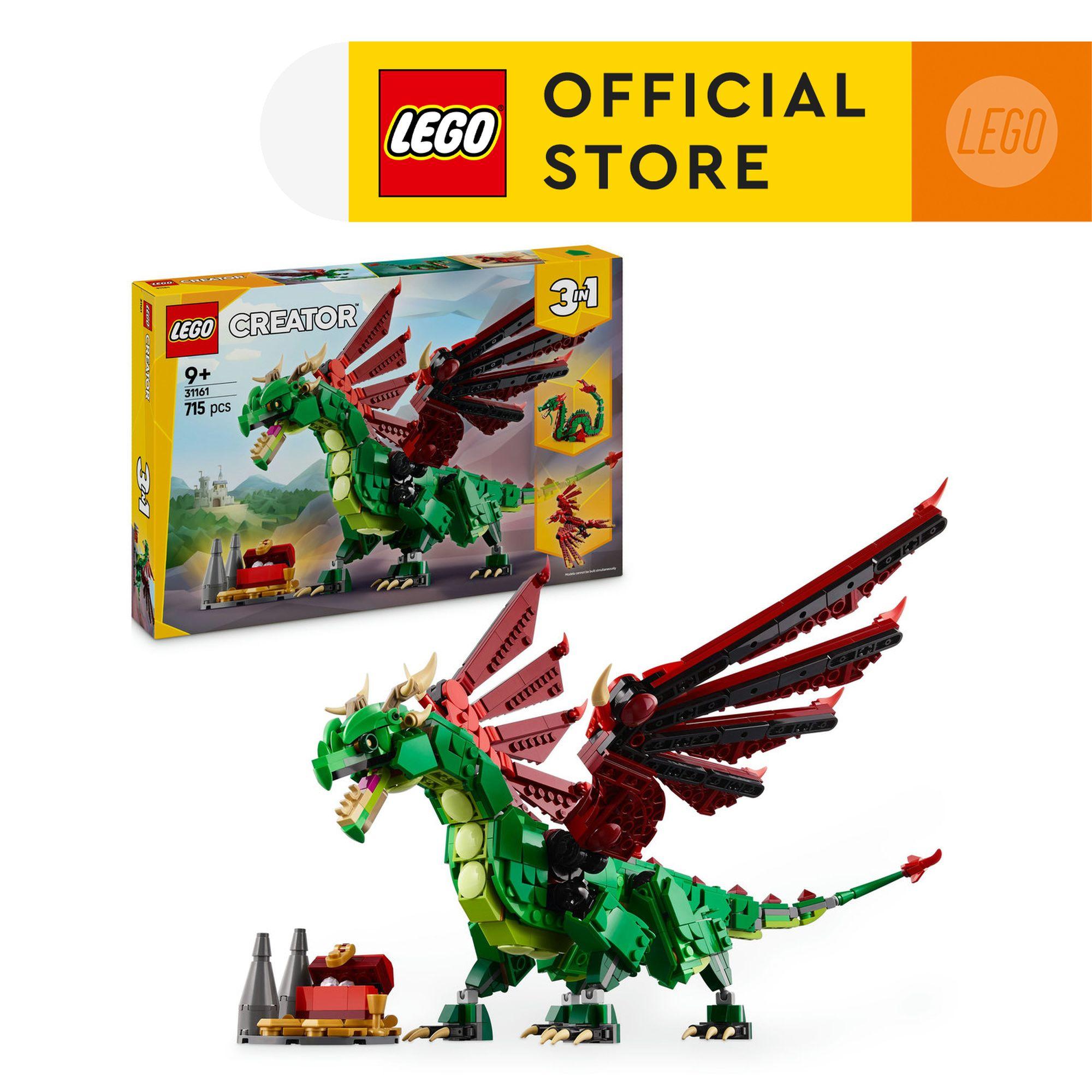 LEGO Creator 3in1 31161 Medieval Dragon (715 Pieces) ราคา 2,500 บาท*ส่งฟรี