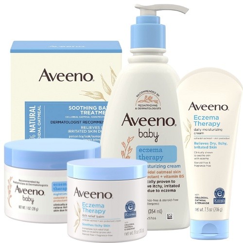 Aveeno Eczema Therapy Baby / Adult Moisturizing Cream | Itch Relief Balm | Soothing Bath Wipes | Rescue Gel ราคา 790 บาท*ส่งฟรี