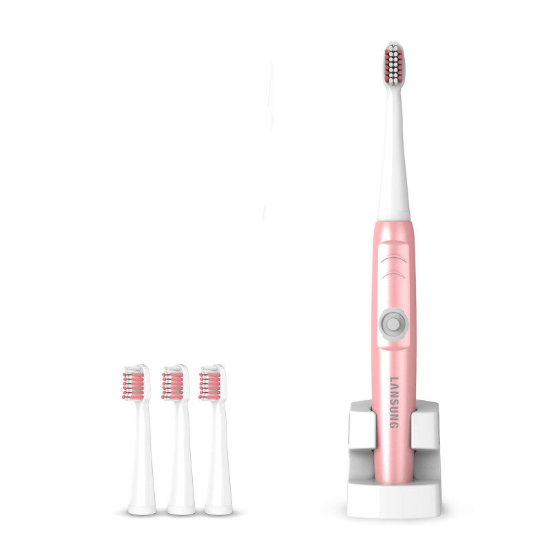 แปรงสีฟันไฟฟ้า ช่วยดูแลสุขภาพช่องปาก ชัยนาท LANSUNG Electric Toothbrush Rechargeable Lansung A39 Plus Ultrasonic Toothbrush IPX7 Waterproof Sonic Teeth Brush 4 Heads 220v