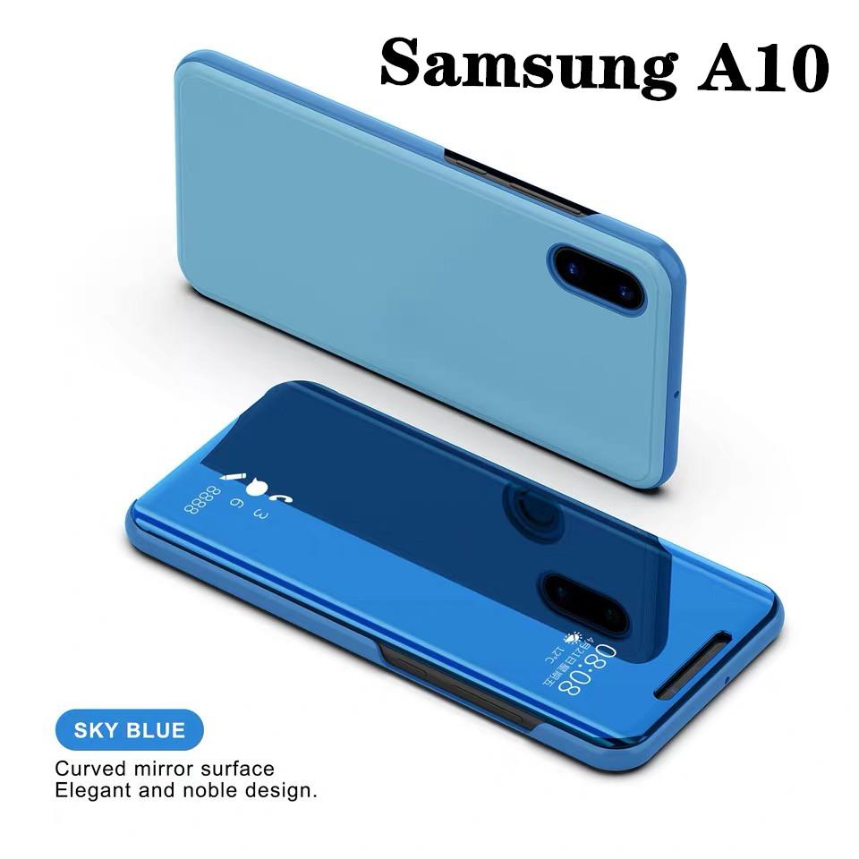 ส่งจากไทย เคสเปิดปิดเงา Samsung galaxy A10 Smart Case เคสฝาเปิดปิดเงา สมาร์ทเคส เคสตั้งได้ ซัมซุงเอ10 เคสมือถือ เคสโทรศัพท์ เคสรุ่นใหม่ เคสกระเป๋า เคสเงา Phone Case