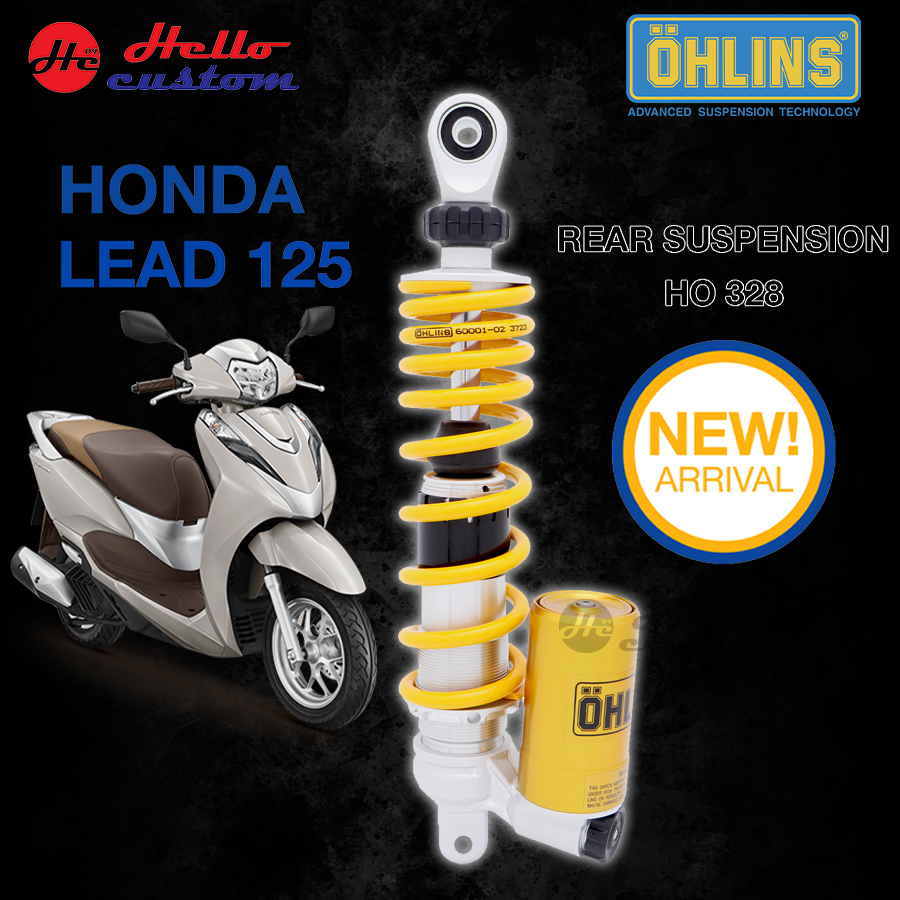 โช้คหลัง Ohlins HO328 HONDA LEAD125 2V/4V HO 328 ราคา 14,000 บาท*ส่งฟรี