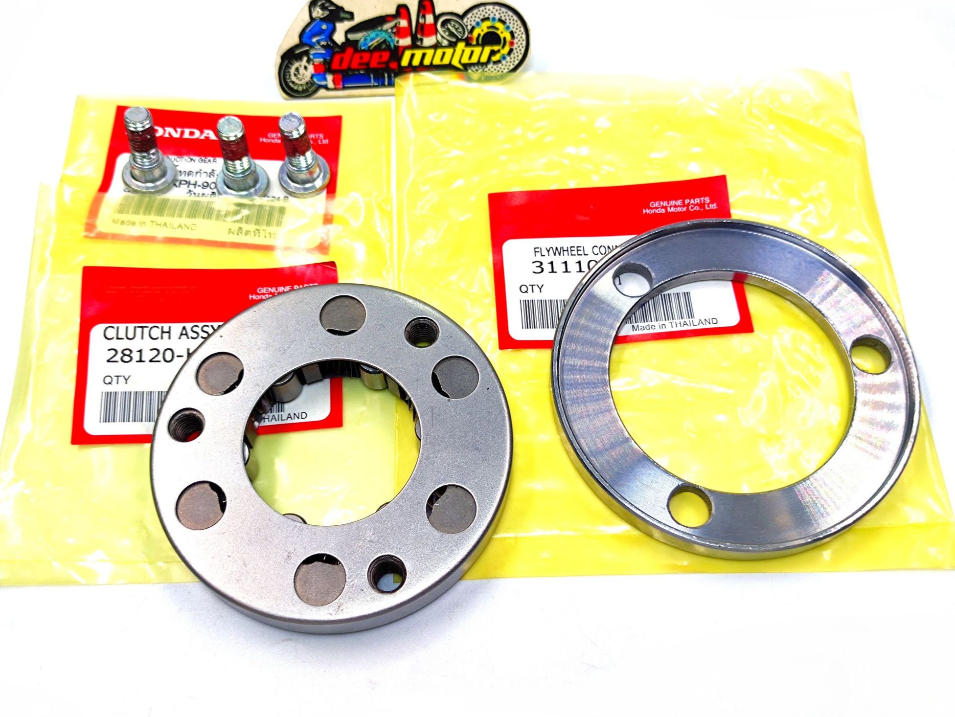 แป้นแปลง สปอยเซอร์ แผ่นรองแม่เหล็ก สำหรับแปลงสตาร์ทมือ HONDA ดรีม125 เวฟ125อาร์ เวฟ125เอส sonic-125 ไนท์-125 เวฟ125X ทุกรุ่น ราคา 250 บาท*ส่งฟรี
