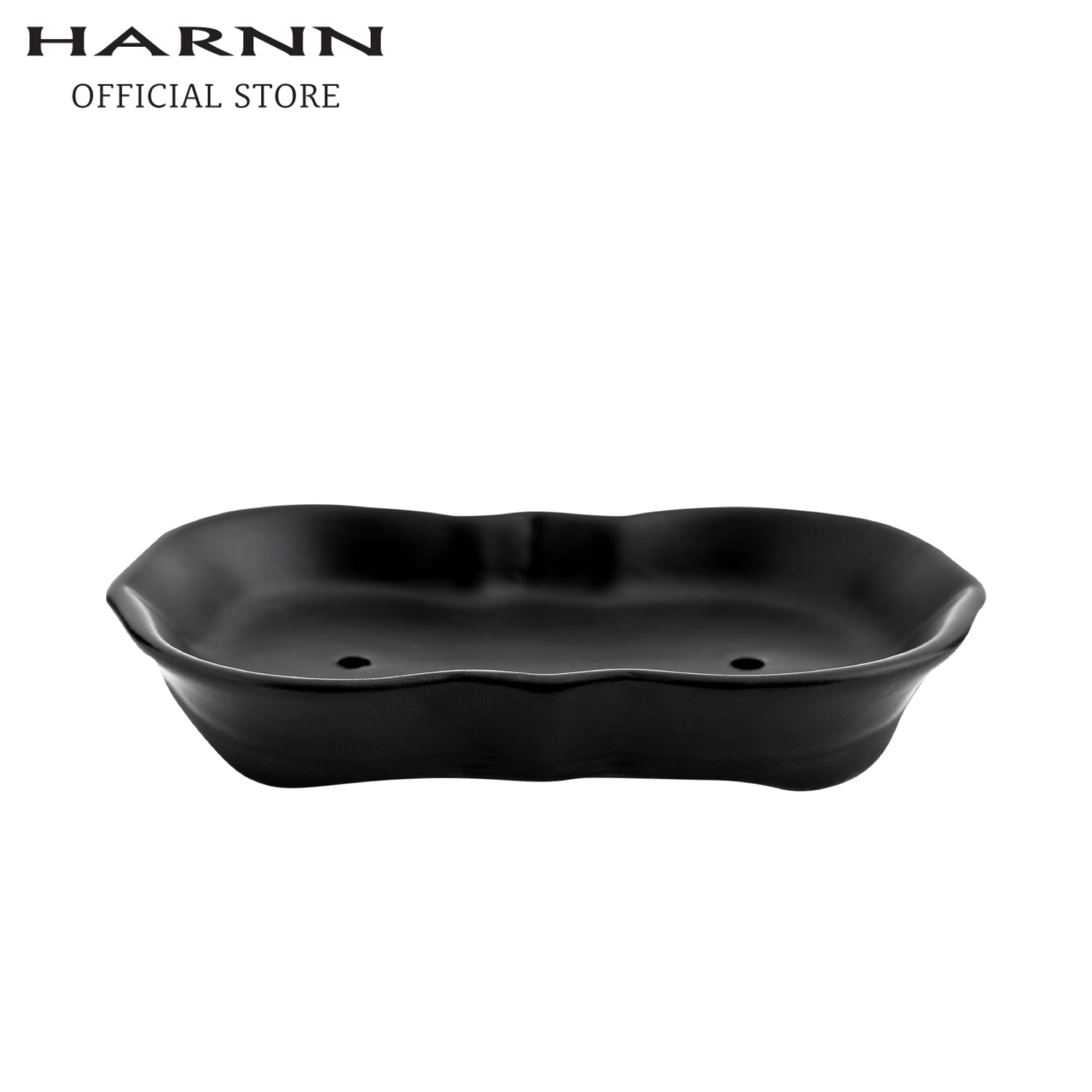 HARNN CERAMIC SOAP DISH WITH BLACK ที่วางสบู่ สบู่ สบู่อาบน้ำ ผลิตภัณฑ์อาบน้ำ ผลิตภัณฑ์บำรุงผิว ผลิตภัณฑ์ทำความสะอาดผิว ทำความสะอาดผิว สบู่ธรรมชาติ ส ราคา 522 บาท*ส่งฟรี