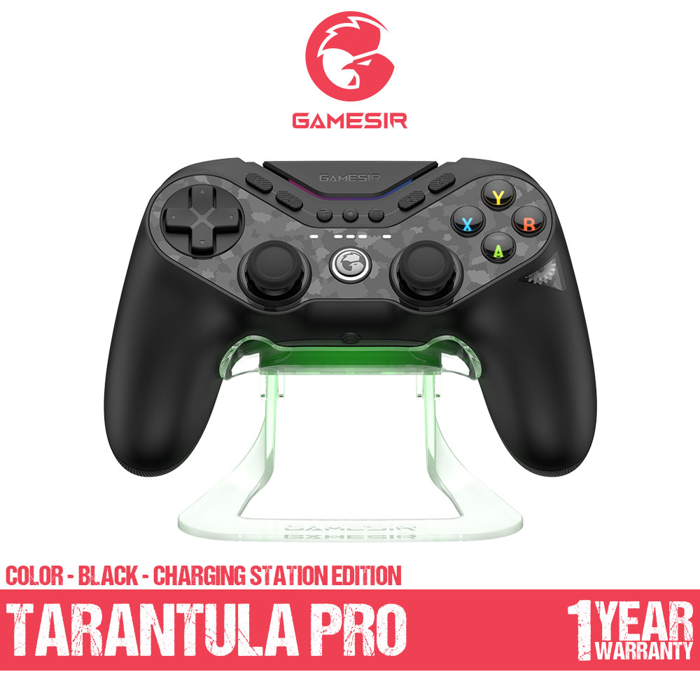 GameSir Tarantula Pro Multiplatform Controller จอยเกมไร้สาย ปุ่ม TMR Sticks แม่นยำมากขึ้น ใช้งานกับ Switch, iOS, Android, PC, and Steam ราคา 1,805 บาท*ส่งฟรี