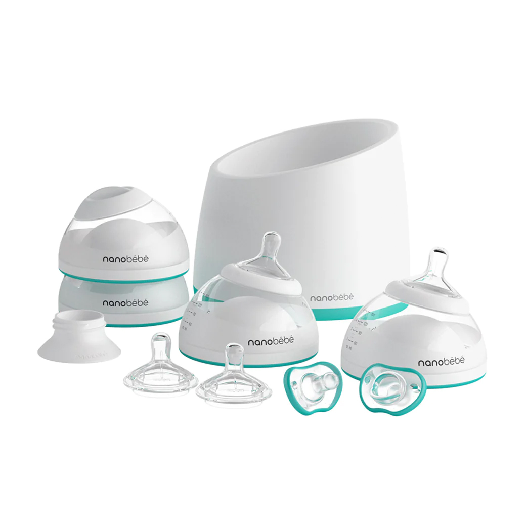 Nanobebe - Starter Set - Teal ชุดเซ็ตขวดนมเสมือนนมแม่ ราคา 3,190 บาท*ส่งฟรี