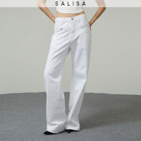 SALISA - YOKE JEANS PF25 (Mid-High Rise) กางเกงยีนส์เอวกลาง ใต้สะดือ
