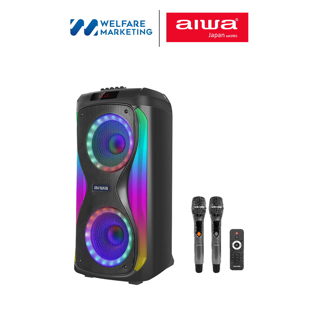 [ผ่อน 0%] AIWA PSP-808A Party Speaker ลำโพงบลูทูธปาร์ตี้ ราคา 5,990 บาท*ส่งฟรี