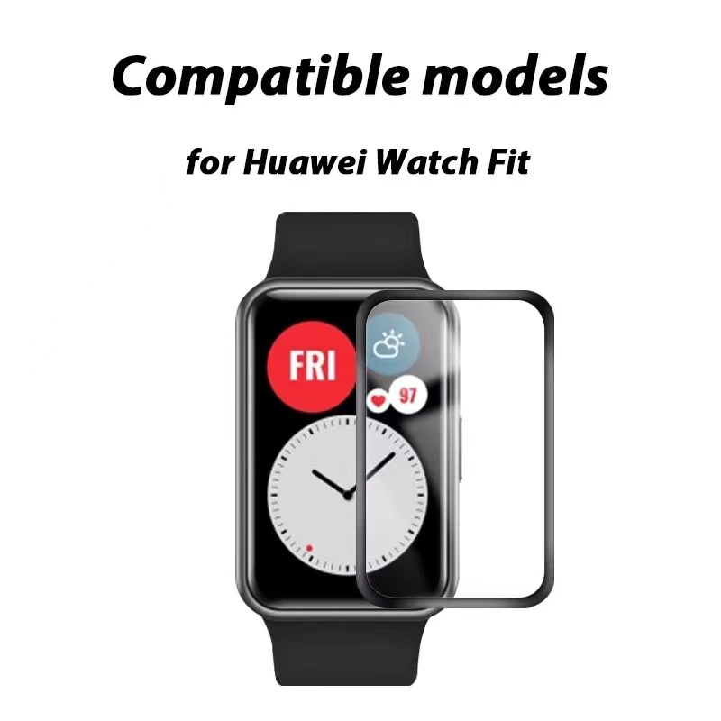 รูปภาพรายละเอียดของ ฟิล์มกันรอยหน้าจอ 3D สำหรับ H Watch Fi tฟิล์มSmart watch h watch fit 3d
