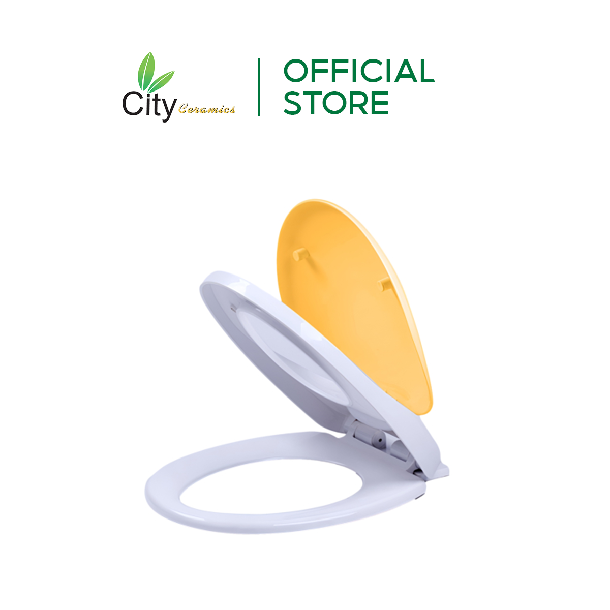 CITY ฝารองนั่งชักโครก ฝาครอบชักโครก 2 in 1 ใช้งานได้สะดวก ทั้งเด็กและผู้ใหญ่ ราคา 580 บาท*ส่งฟรี