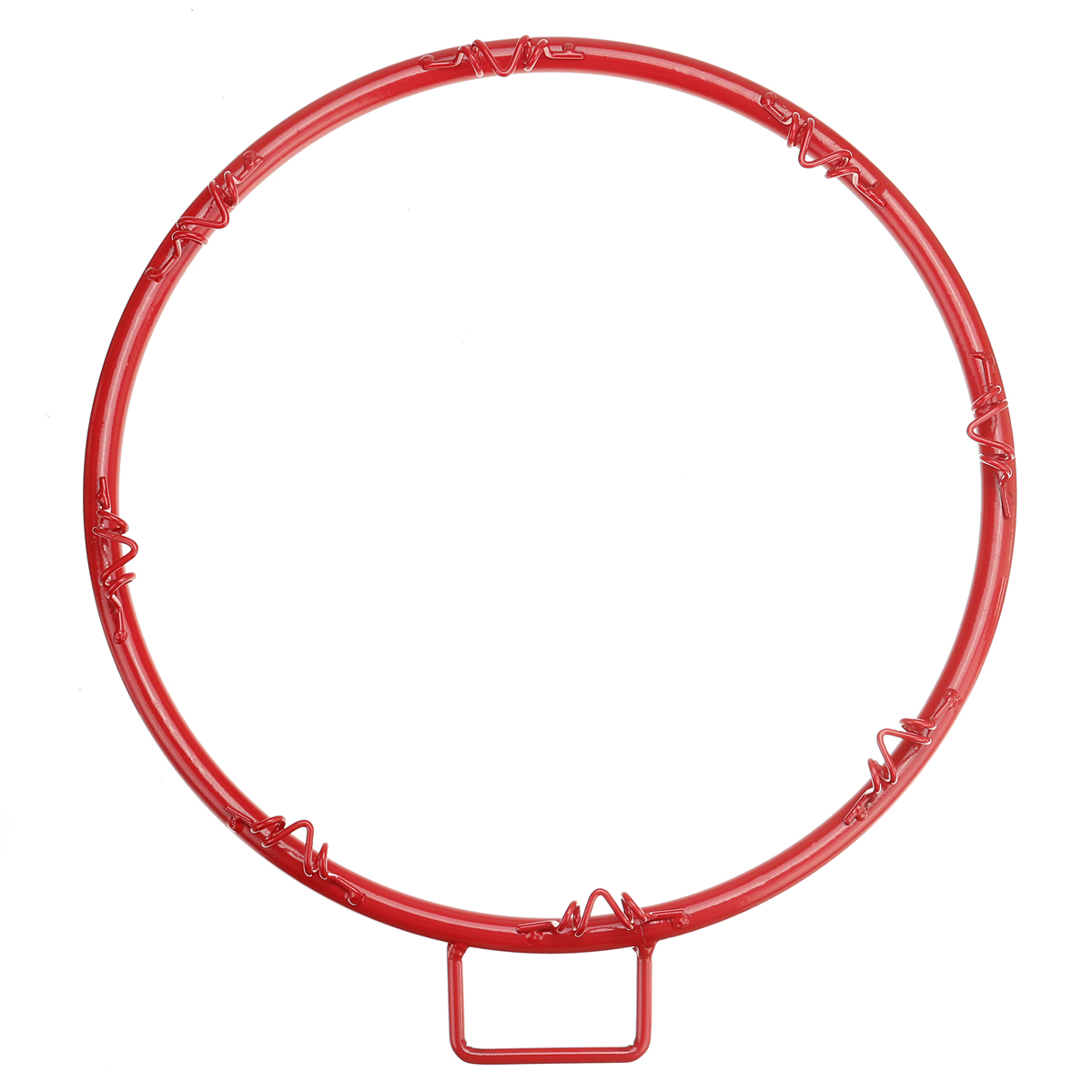 มุมมองเพิ่มเติมของสินค้า Basketball Hoop ห่วงบาสเกตบอล แขวนติดผนังขอบโลหะ ขนาด 45 Cm รุ่น ห่วงบาสเกตบอลแขวนติดผนังขอบโลหะเป้าหมายกำไรสุทธิสินค้ากีฬา 45ซม Basketball Hoop โครงโลหะติดผนัง(รวมเฉพาะขอบและสุทธิ)
