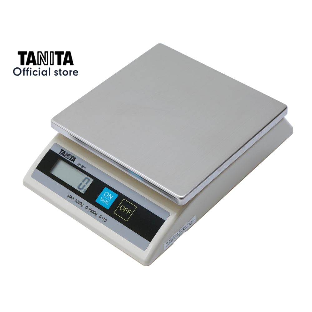 TANITA,เครื่องชั่งน้ำหนักดิจิตอลในครัว รุ่น KD-200 รับน้ำหนักสูงสุดได้ 1 kg.,สีขาว ราคา 1,990 บาท*ส่งฟรี