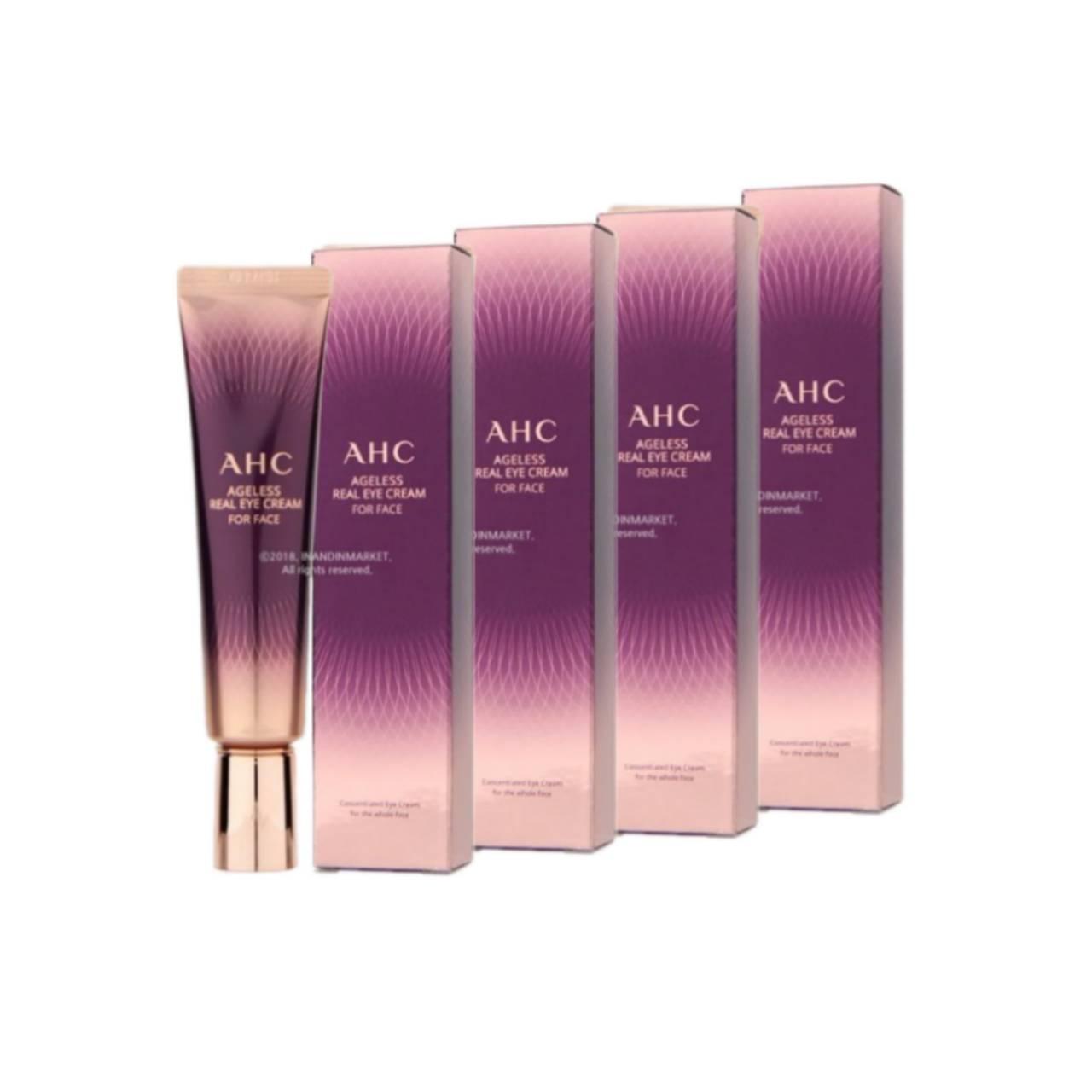 4 หลอด AHC Ageless Real For Face ครีมบำรุงรอบดวงตา ขนาด 12ml : image 4 หลอด AHC Ageless Real For Face ครีมบำรุงรอบดวงตา ขนาด 12ml