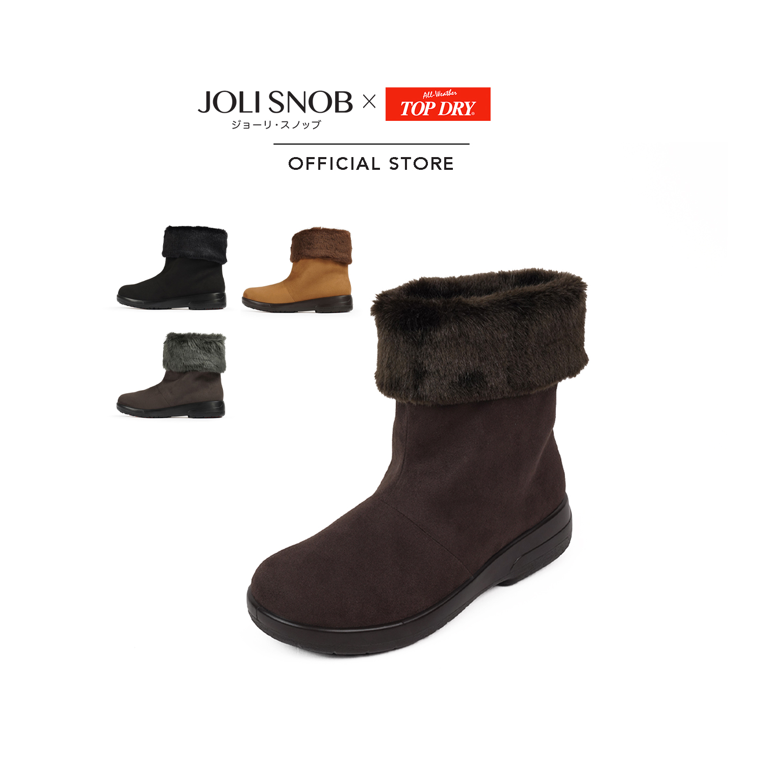 Joli Snob X Top Dry | Boots, Snow Boots,「Winter Boots Collection」Made in Japan | Tdy-3911 ราคา 8,950 บาท*ส่งฟรี