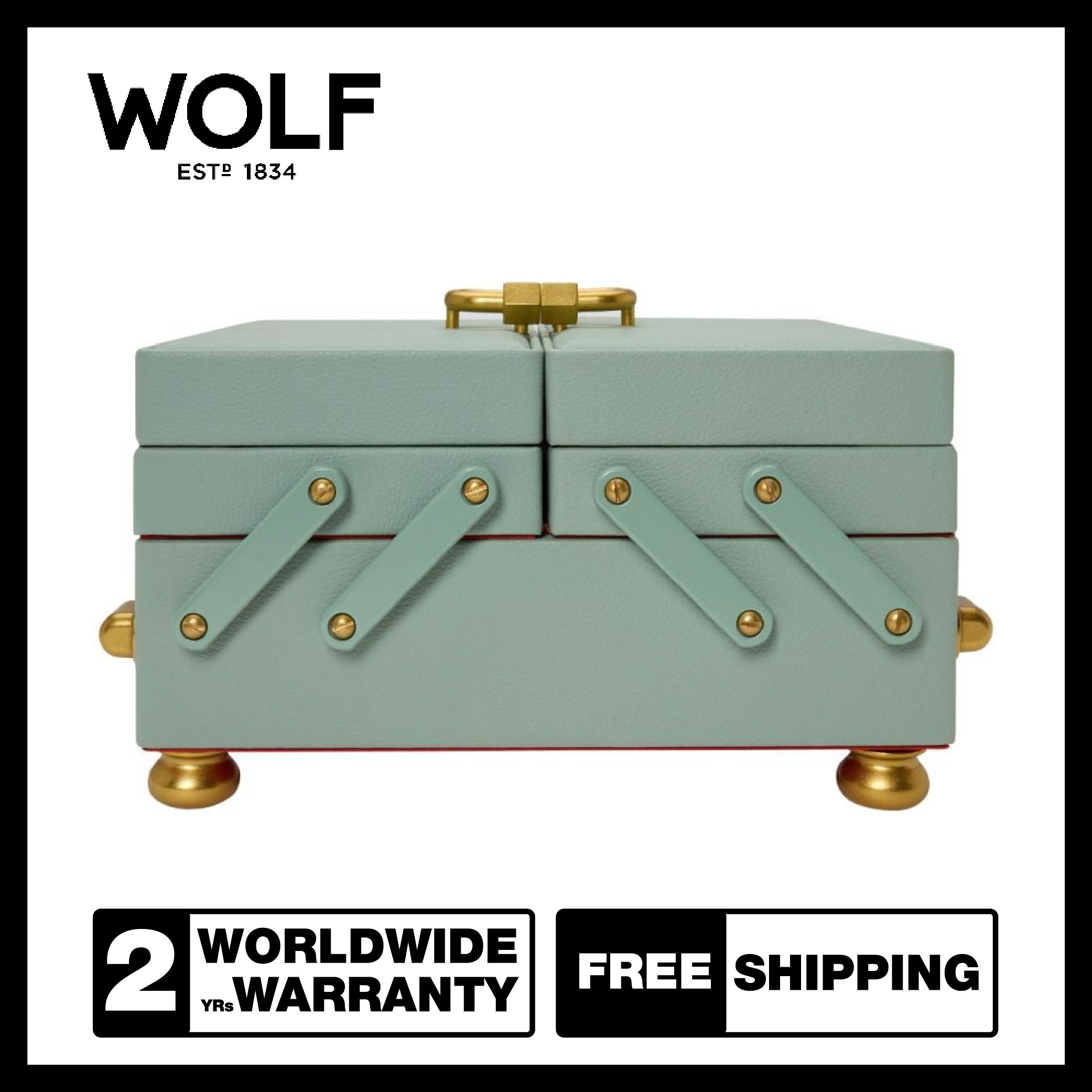 Marla Aaron Baby Everything Box (Celadon) Jewelry Storage Box ราคา 46,000 บาท*ส่งฟรี