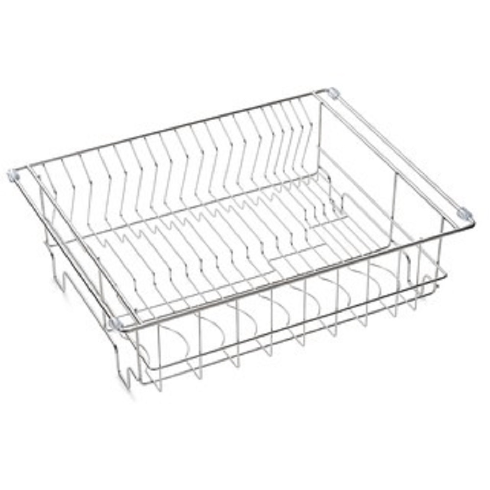 MEX รุ่น BKT330 ตะกร้าวางภาชนะ ขนาด 33 x 42.5 ซม. สเตนเลส สตีล AISI 304 พร้อมยางกันรอย 4 มุม ราคา 1,790 บาท*ส่งฟรี