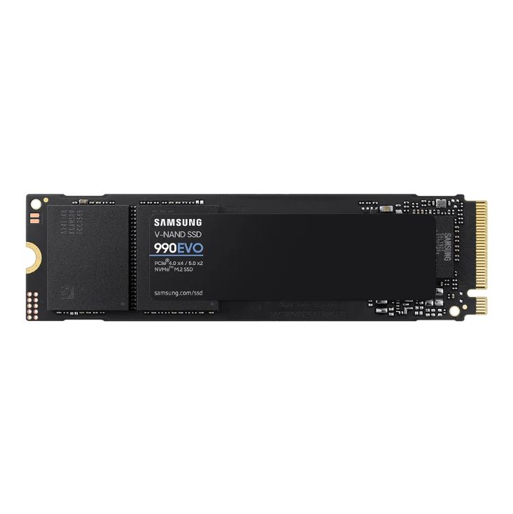 2 TB SSD (เอสเอสดี) SAMSUNG 990 EVO - PCIe 4x4 / 5x2 NVMe M.2 2280 (MZ-V9E2T0BW) ราคา 7,303 บาท*ส่งฟรี