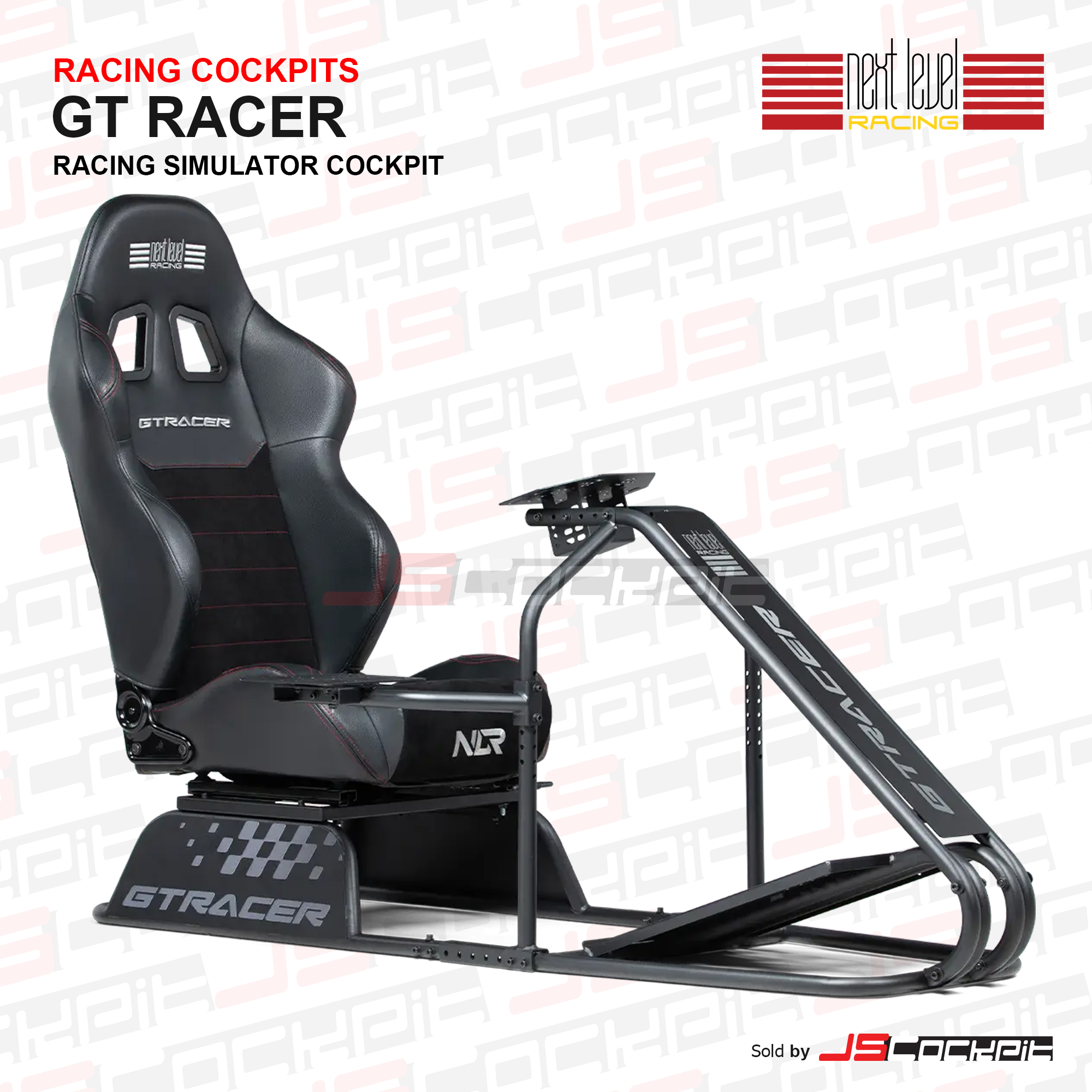 Next Level Racing รุ่น GT Racer 2.0 Full Cockpit (ไม่รวมจอยพวงมาลัย) ราคา 14,900 บาท*ส่งฟรี