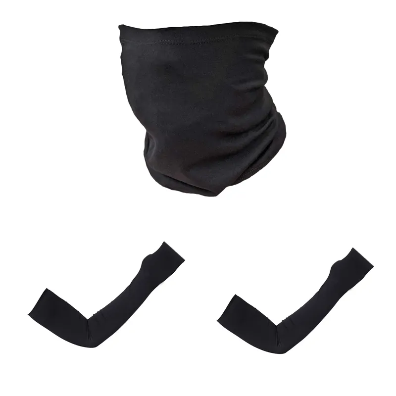 nobrand 3PCS Summer Neck Bandana UV Protection Neck Gaiter Windproof Scarf for Outdoor